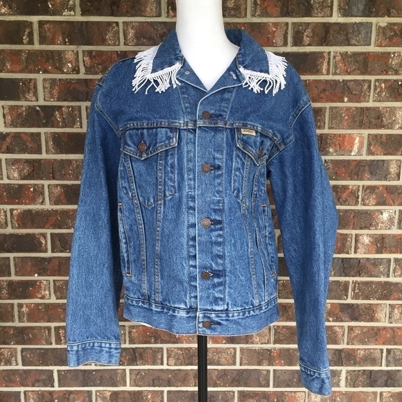 Levi Strauss Let ain’t Snow Denim Jean Jacket Christmas - Picture 3 of 9